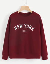 Maroon sweatshirt New York 199X